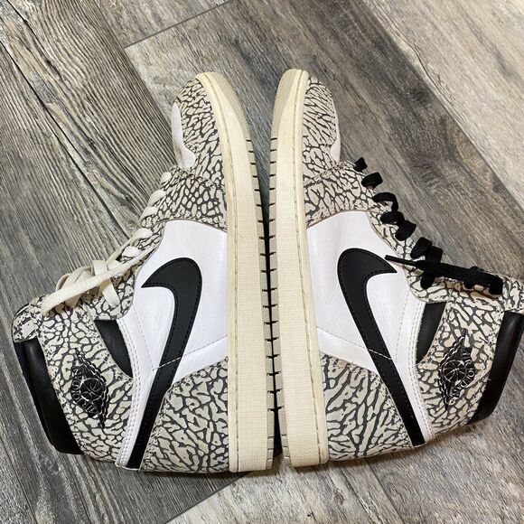 Nike Air Jordan 1 Retro OG High White Cement size 10 DZ5485-052 OG - Picture 6 of 8